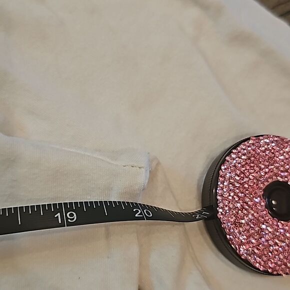 White quarter sleeve top size L Anne Klein sport - Picture 5 of 9